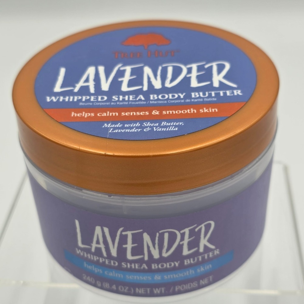 Tree Hut Lavender Whipped Shea Body Butter Calms Senses & Smooth Skin 8.4 oz